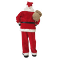 Christmas Standing Santa Claus With Gift Bag Decoration